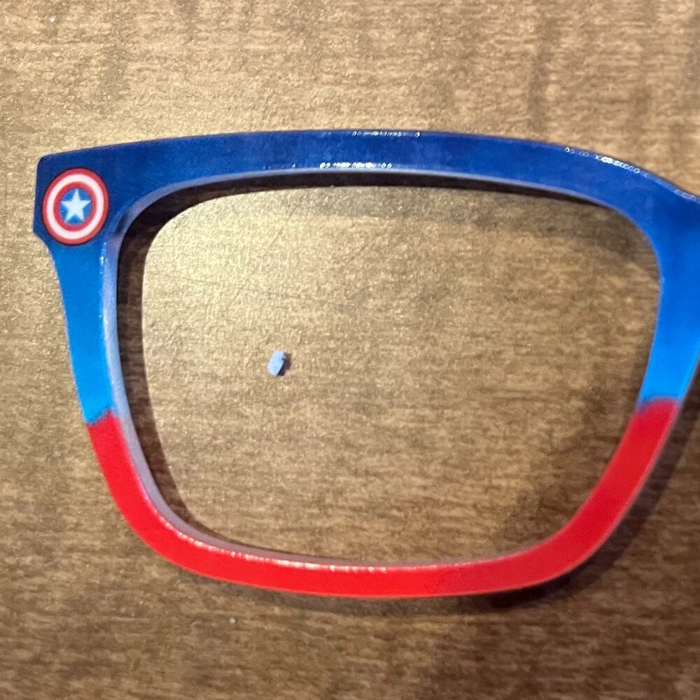 Pair Eyewear Glasses - Larkin Frame Topper - The Captain America Shield